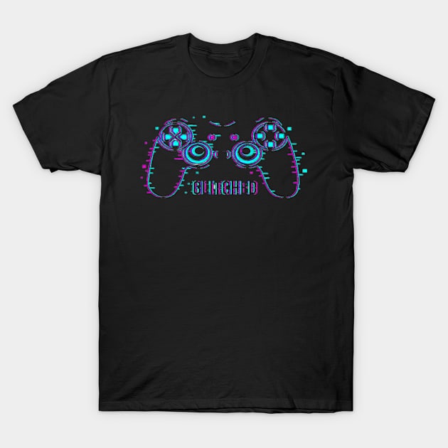 game Glitched T-Shirt by bnash1001